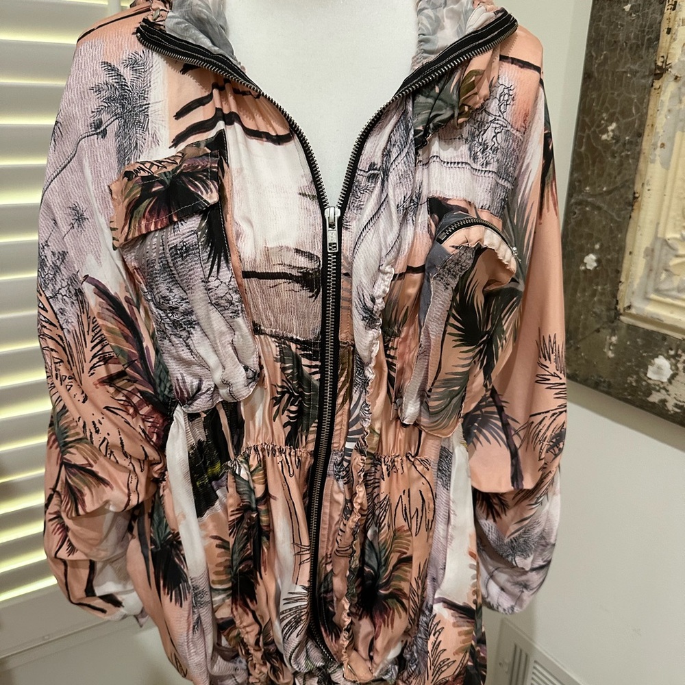 Tropical Print Women's Jacket